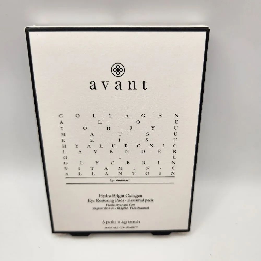 Avant Hydra-Bright Collagen Eye Restoring Pads - 3 Pairs